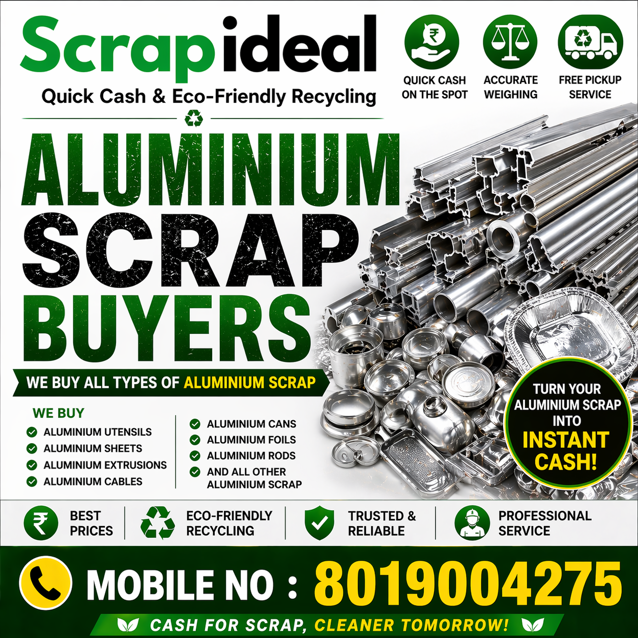 Aluminium Scrap Buyers in Hyderabad