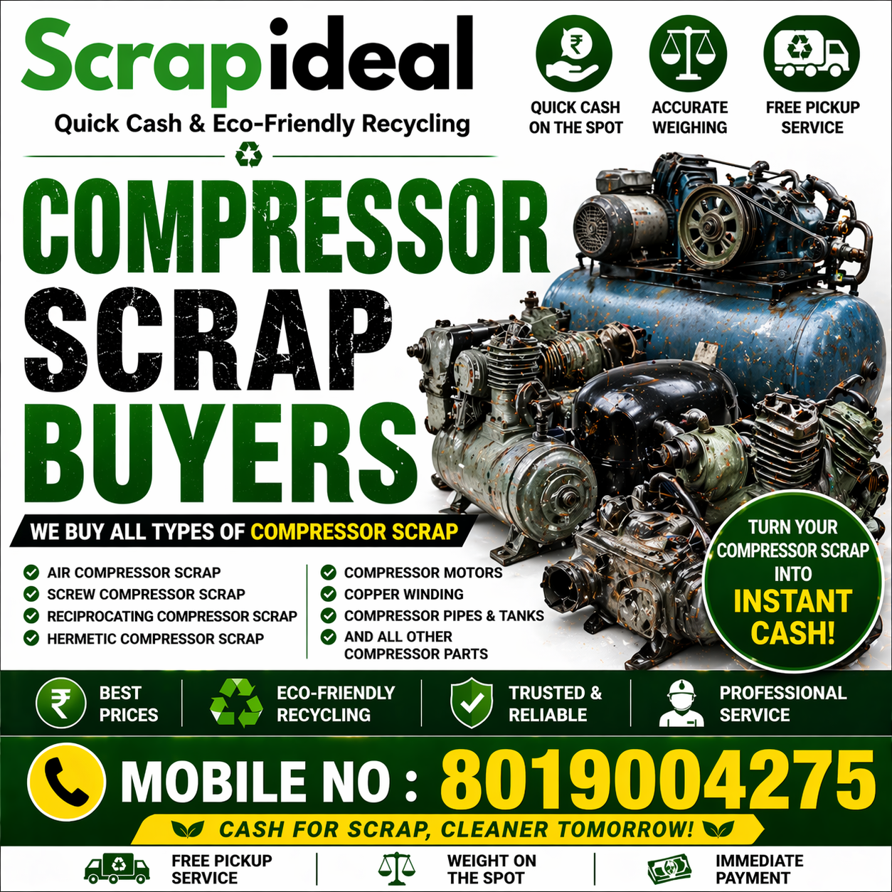 Compressor Scrap Buyers in Hyderabad
