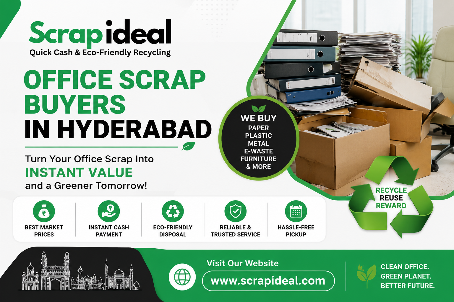 Office Scrap Buyers in Hyderabad